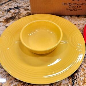 Homer Laughlin Sunflower HOSTESS SET